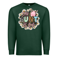 Sports Green Easter Day The hunt is on Premium Sweatshirt - OliviaCreatesArt