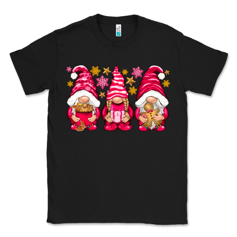 Pink Christmas Gnomes Classic Tee by NancyCooperArtShop | Teevron