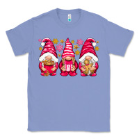 Colony Blue Pink Christmas gnomes Classic Tee - NancyCooperArtShop