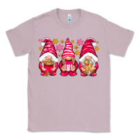 Lilac Pink Christmas gnomes Classic Tee - NancyCooperArtShop