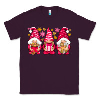 Plum Pink Christmas gnomes Classic Tee - NancyCooperArtShop