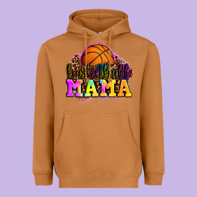 Basketball Mama Heavyweight Hoodie Designed By Oliviacreatesart