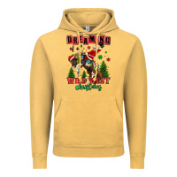 Dreaming Of A Wild West Christmas Cowboy Santa Vintage Hoodie | Teevron