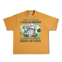 Peanut Butter A Pinch Of Patience a Das Of Kindness Urban Heavy Tee - MaliasSmallBusiness