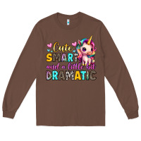 Chestnut cute smart and a little bit dramatic Long Sleeve Tee - Artiststas