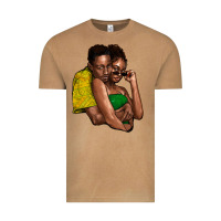 Vintage Camel black couple Vintage Tee - NancyCooperArtShop