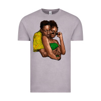 Vintage Zinc black couple Vintage Tee - NancyCooperArtShop