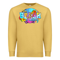 Antique Gold The beach is calling Premium Sweatshirt - FaDigitalArtStudio