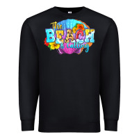 Black The beach is calling Premium Sweatshirt - FaDigitalArtStudio