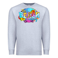 Heather Grey The beach is calling Premium Sweatshirt - FaDigitalArtStudio