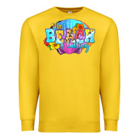 Lemon The beach is calling Premium Sweatshirt - FaDigitalArtStudio