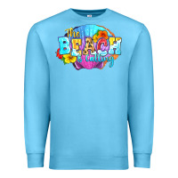 Ocean Blue The beach is calling Premium Sweatshirt - FaDigitalArtStudio
