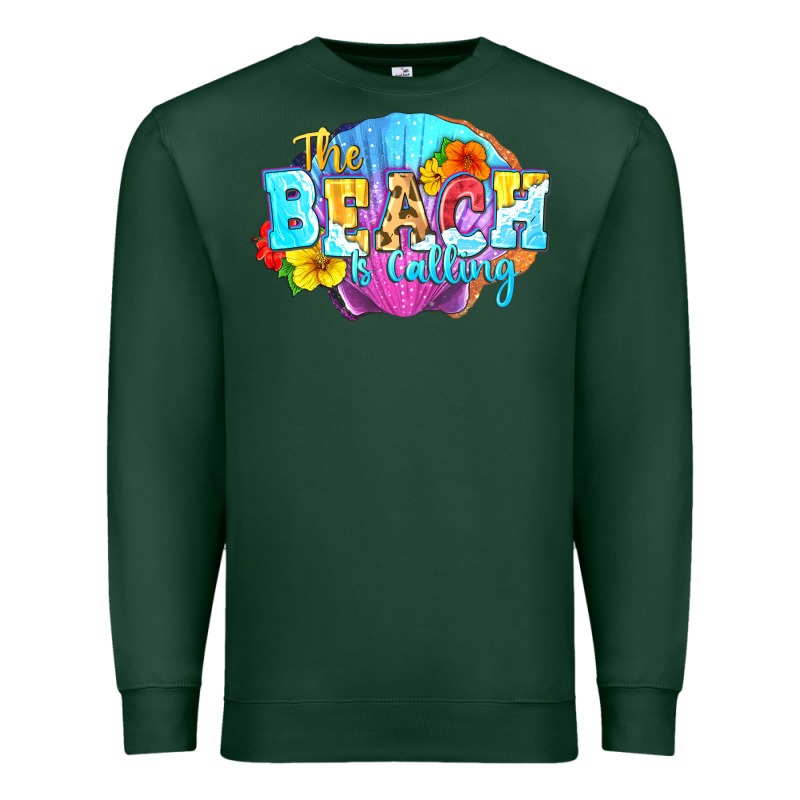 The Beach Is Calling Premium Sweatshirt by FaDigitalArtStudio | Teevron