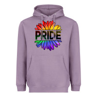 Lavender hippie pride sunflowers Heavyweight Hoodie - OliviaCreatesArt