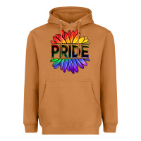 Meerkat hippie pride sunflowers Heavyweight Hoodie - OliviaCreatesArt