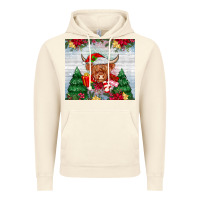 Vintage Artic christmas cow Vintage Hoodie - MaliasSmallBusiness