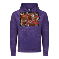Cloud Purple all i want for christmas is a cow Vintage Hoodie - RanaPortraitStore