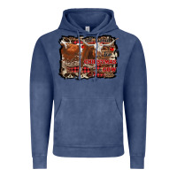Vintage Denim all i want for christmas is a cow Vintage Hoodie - RanaPortraitStore