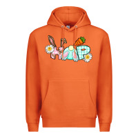 Carrot Hop bunny Easter Day Premium Hoodie - CowGirlArtShop
