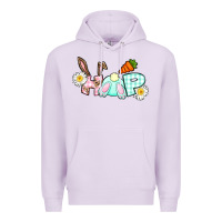 Lilac Hop bunny Easter Day Premium Hoodie - CowGirlArtShop