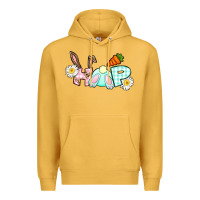Mustard Hop bunny Easter Day Premium Hoodie - CowGirlArtShop