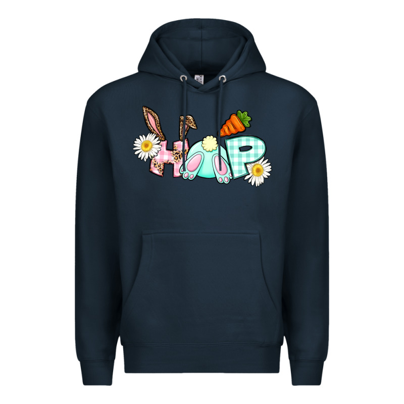 Hop Bunny Easter Day Premium Hoodie by CowGirlArtShop | Teevron