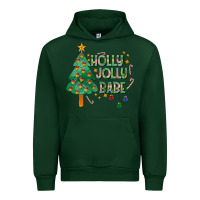 Forest Green Jolly Jolly Babe Urban Hoodie - CowhideDigitalArt