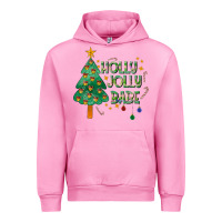 Fuchsia Pink Jolly Jolly Babe Urban Hoodie - CowhideDigitalArt