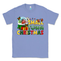 Colony Blue Small town Christmas Classic Tee - NancyCooperArtShop