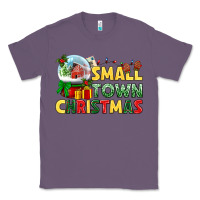 Lavender Small town Christmas Classic Tee - NancyCooperArtShop
