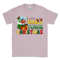 Lilac Small town Christmas Classic Tee - NancyCooperArtShop
