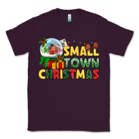 Plum Small town Christmas Classic Tee - NancyCooperArtShop