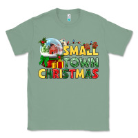 Sage Small town Christmas Classic Tee - NancyCooperArtShop