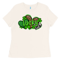 Bone st patricks day lucky western hearts Ladies Tee - Artiststas