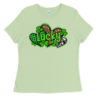 Matcha st patricks day lucky western hearts Ladies Tee - Artiststas