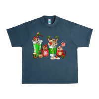 Midnight Navy Elf coffee cups Urban Heavy Tee - NancyCooperArtShop