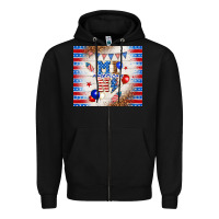Black American mini Zipper Hoodie - TumblerDesignByShophia