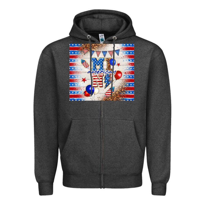American Mini Zipper Hoodie by TumblerDesignByShophia | Teevron