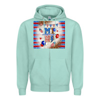 Seafoam American mini Zipper Hoodie - TumblerDesignByShophia