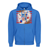 True Royal American mini Zipper Hoodie - TumblerDesignByShophia