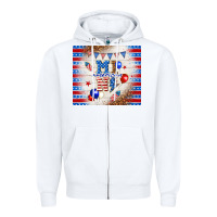 White American mini Zipper Hoodie - TumblerDesignByShophia