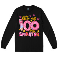 Little Miss 100 Days Smarter Long Sleeve Tee | Teevron