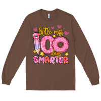 Chestnut little miss 100 days smarter Long Sleeve Tee - Artiststas