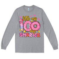 Heather Grey little miss 100 days smarter Long Sleeve Tee - Artiststas
