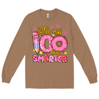 Toasted Coconut little miss 100 days smarter Long Sleeve Tee - Artiststas