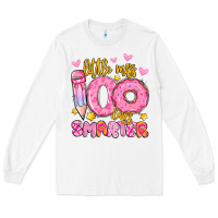 White little miss 100 days smarter Long Sleeve Tee - Artiststas