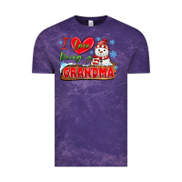 Cloud Purple i love being a grandma Vintage Tee - MaliasSmallBusiness