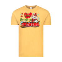 Vintage Mustard i love being a grandma Vintage Tee - MaliasSmallBusiness