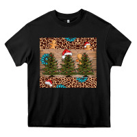Black Christmas trees leopard Heavy Core Tee - AdoDesignShop