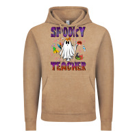 Vintage Coffee spooky teacher Vintage Hoodie - NancyCooperArtShop